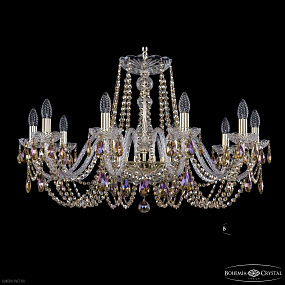Хрустальная подвесная люстра Bohemia IVELE Crystal 1402/10/300 G R777