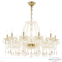 Большая хрустальная люстра Bohemia IVELE Crystal 116/12/300 G