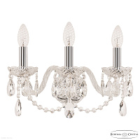 Бра хрустальное Bohemia IVELE Crystal 101B/3/141 Ni