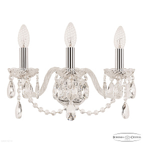 Бра хрустальное Bohemia IVELE Crystal 101B/3/141 Ni