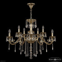 Большая хрустальная люстра Bohemia IVELE Crystal 70123/10/320 B GB