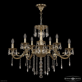 Большая хрустальная люстра Bohemia IVELE Crystal 70123/10/320 B GB