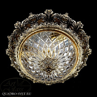 Люстра потолочная ARTGLASS CHARLIZE DIA 390 BRASS ANTIQUE