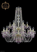 Большая хрустальная люстра Bohemia Art Classic 11.24.12+6.300.2d.h-92.Gd.V7010