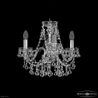 Хрустальная подвесная люстра Bohemia IVELE Crystal 1409/3/141 Ni