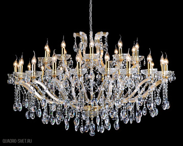 Большая хрустальная люстра Crystal Lux HOLLYWOOD SP20+10 GOLD