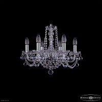 Хрустальная подвесная люстра Bohemia IVELE Crystal 1402/6/160 Ni Balls
