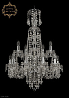 Большая хрустальная люстра Bohemia Art Classic 11.24.10+5.200.2d.XL-87.Cr.V0300
