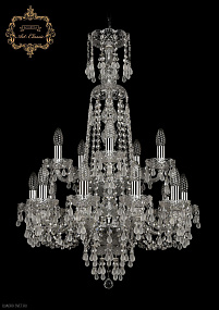 Большая хрустальная люстра Bohemia Art Classic 11.24.10+5.200.2d.XL-87.Cr.V0300