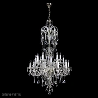 Большая хрустальная люстра ArtGlass THEODORA XX. 910x1500 POLISHED CE