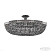 Хрустальная потолочная люстра Bohemia IVELE Crystal 19113/80IV NB R781