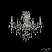 Хрустальная подвесная люстра Bohemia IVELE Crystal 1415/5/200 Ni