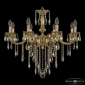 Подвесная хрустальная люстра Bohemia Ivele Crystal Verona 72110/8/250 B G