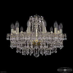 Хрустальная подвесная люстра Bohemia IVELE Crystal 1410/12/195 G V0300