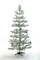 Ель CRYSTAL TREES БОРГО заснеженная с шишками 150 см. KP17150