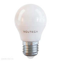 Лампа светодиодная Voltega E27 7W 4000К матовая VG2-G45E27cold7W 7053