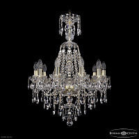 Хрустальная подвесная люстра Bohemia IVELE Crystal 1415/10/200/XL-76 G