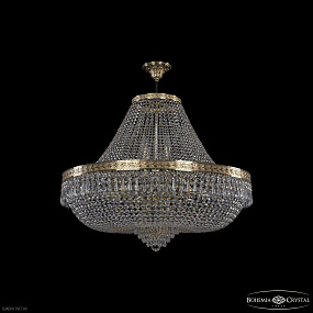 Большая хрустальная люстра Bohemia IVELE Crystal 19271/H1/90IV G