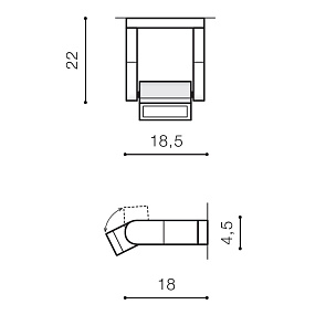 Настенный уличный светодиодный светильник Azzardo Frame wall AZ2132