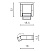 Настенный уличный светодиодный светильник Azzardo Frame wall AZ2132