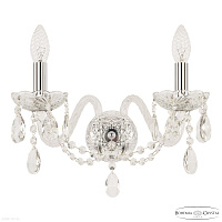Бра хрустальное Bohemia IVELE Crystal 116B/2/165 Ni