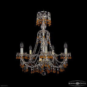Хрустальная подвесная люстра Bohemia IVELE Crystal 1410/5/195/XL-66 G V1003