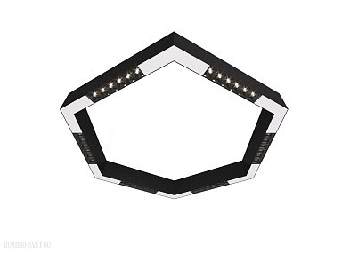 Накладной светодиодный светильник 0,7м 36Вт 34° Donolux Eye-hex DL18515С111B36.34.700BW