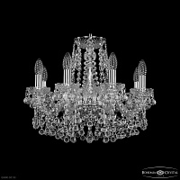 Хрустальная подвесная люстра Bohemia IVELE Crystal 1409/8/160 Ni