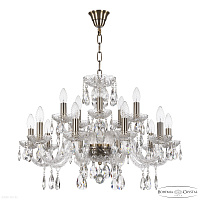 Хрустальная подвесная люстра Bohemia IVELE Crystal 117/10+5/240 Pa