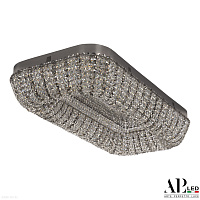 Хрустальная потолочная светодиодная люстра APL LED Sicilia SH622.2.80.R.Ni.4000.Clear.731