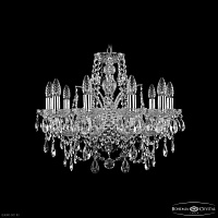 Хрустальная подвесная люстра Bohemia IVELE Crystal 1411/10/195 Ni