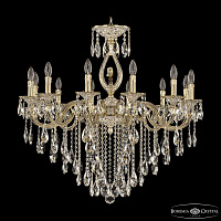 Подвесная хрустальная люстра Bohemia Ivele Crystal Verona 72401/12/300 B GW FL3B