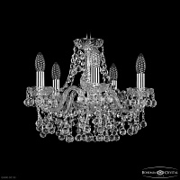 Хрустальная подвесная люстра Bohemia IVELE Crystal 1409/5/141 Ni