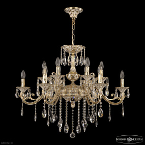 Большая хрустальная люстра Bohemia IVELE Crystal 70123/12/320 B GW U1