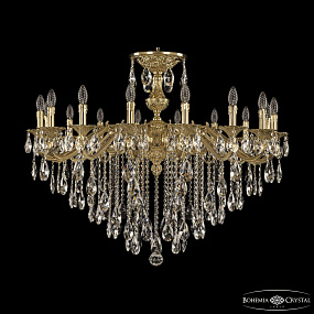 Большая хрустальная люстра Bohemia Ivele Crystal Verona 72202/16/360 B G