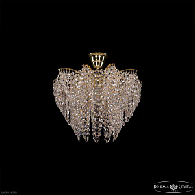 Хрустальная потолочная люстра Bohemia IVELE Crystal 77061/42 G