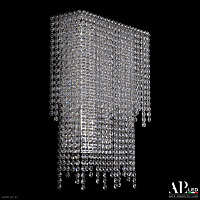 Бра хрустальное светодиодное APL LED Sicilia SH500.B3.35-50.B.Ni.4000