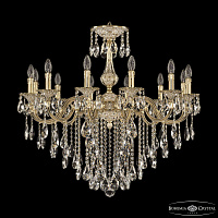 Подвесная хрустальная люстра Bohemia Ivele Crystal Verona 72101/12/300 B GW