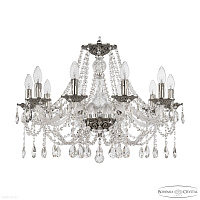 Хрустальная подвесная люстра Bohemia IVELE Crystal 1607/10/240 NB