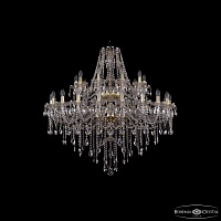 Большая хрустальная люстра Bohemia IVELE Crystal 1415/20+10/400/2d G