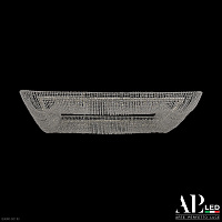 Большая хрустальная светодиодная люстра APL LED Rimini S515.0.160.A.4000