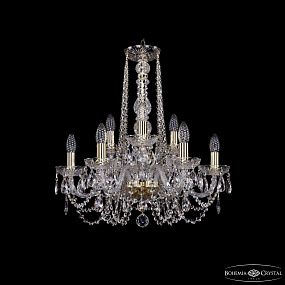 Хрустальная подвесная люстра Bohemia IVELE Crystal 1402/6+3/195/h-58 G