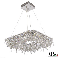Хрустальная подвесная светодиодная люстра APL LED Sicilia SH504.0.50.B.Ni.4000