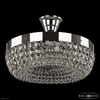 Хрустальная потолочная люстра Bohemia IVELE Crystal 19031/35NZ/S Ni