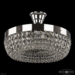 Хрустальная потолочная люстра Bohemia IVELE Crystal 19031/35NZ/S Ni