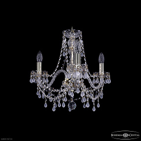 Хрустальная подвесная люстра Bohemia IVELE Crystal 1410/3/160 G V0300