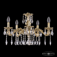 Подвесная хрустальная люстра Bohemia Ivele Crystal Florence 71202/5/175 A G