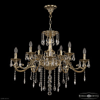 Большая хрустальная люстра Bohemia IVELE Crystal 70123/10/320 B GB U1