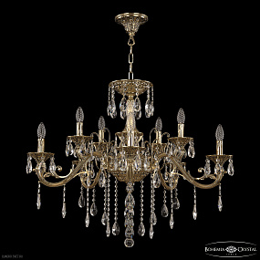Большая хрустальная люстра Bohemia IVELE Crystal 70123/10/320 B GB U1