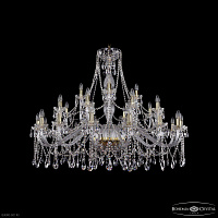 Большая хрустальная люстра Bohemia IVELE Crystal 1413/16+8+4/460 G